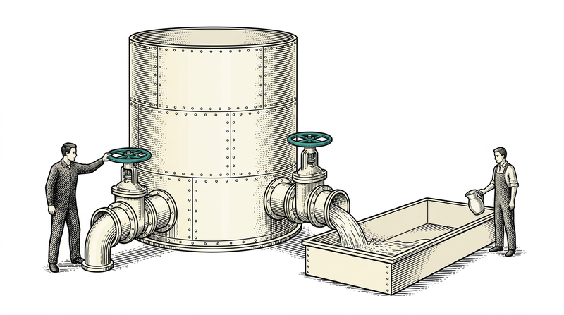 A cache is not a delay but a valve: if nobody opens it when content changes, the site keeps serving the old page.