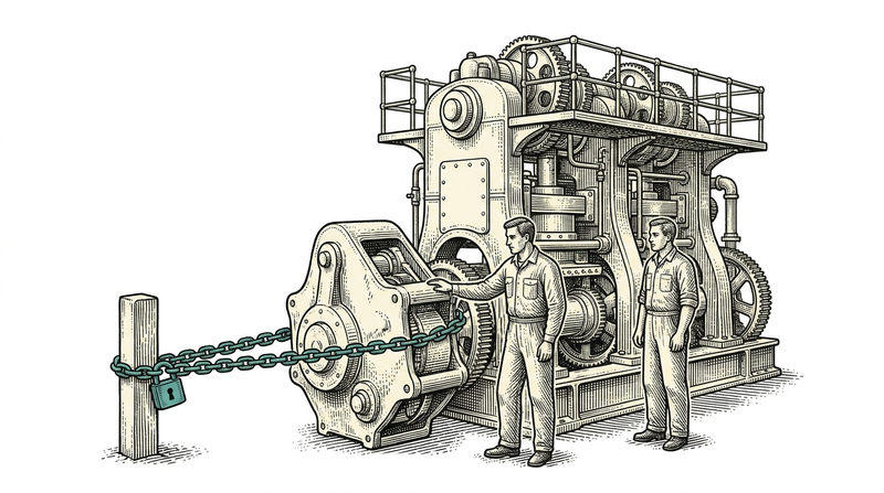 A licence lets the part sit in your machine without making it yours โ the chain always ends at someone else's post.