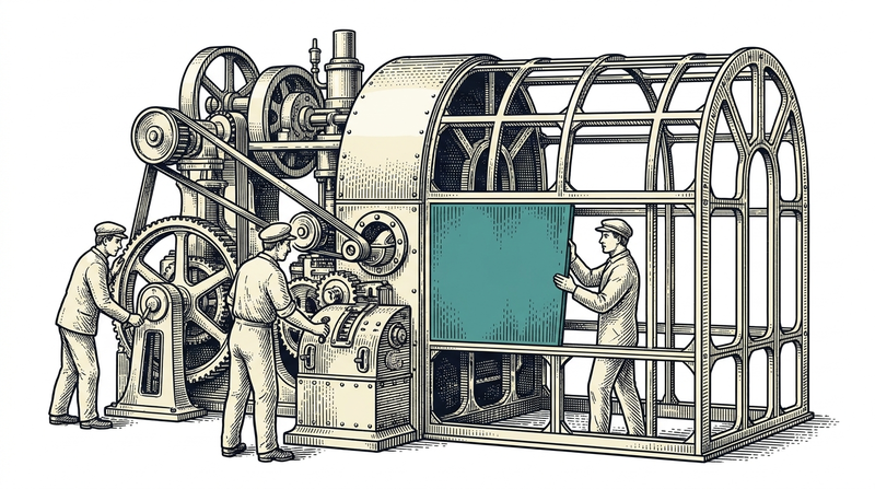 What the product is today: the working part really works, and the unbuilt part is plainly left open.