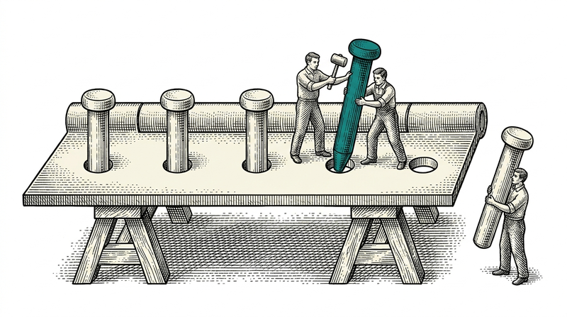 A contract holds on five pins โ with one missing the hinge will not close, and neither will the agreement.