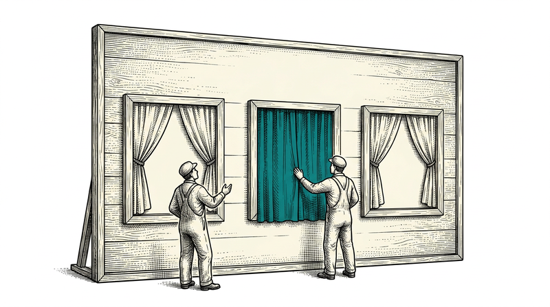 Permission to draw the curtain belongs to the customer โ without it the frame stays empty and no name goes up.