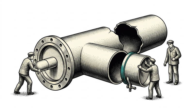 With no counterpart, you cap the line: the capsule really travels β only its destination is a stand-in.
